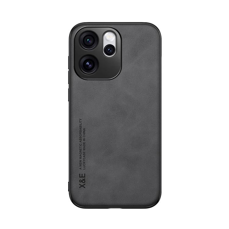 For OPPO Reno15 5G Global Skin Feel Magnetic Leather Back Phone Case