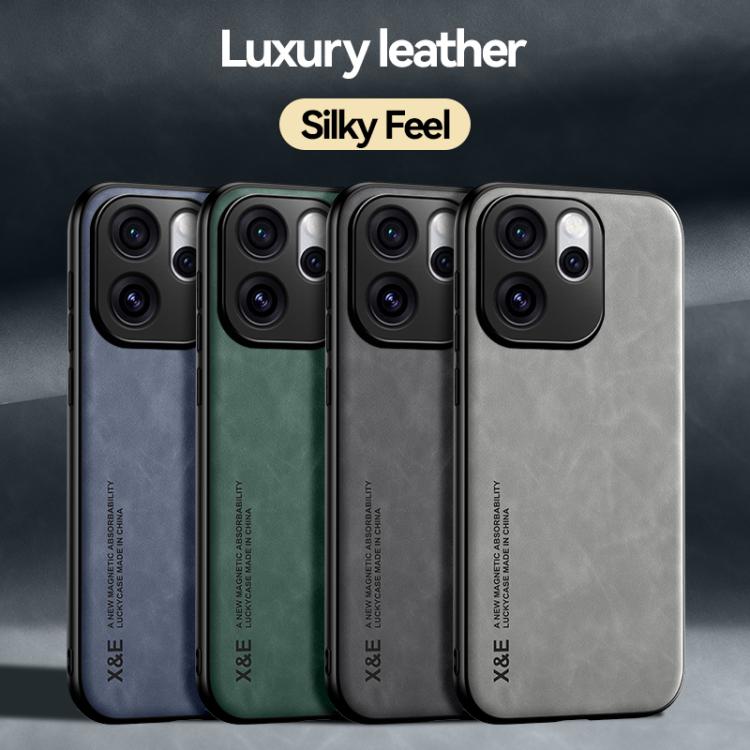 For OPPO Reno15 5G Global Skin Feel Magnetic Leather Back Phone Case