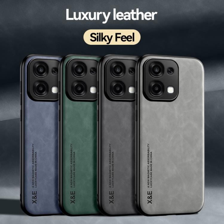 For OPPO A6 5G / A6 Pro 4G / 5G Global Skin Feel Magnetic Leather Back Phone Case