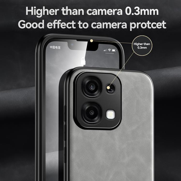 For OPPO A6 5G / A6 Pro 4G / 5G Global Skin Feel Magnetic Leather Back Phone Case