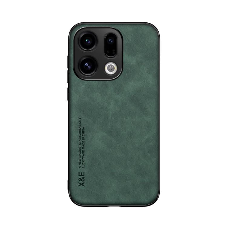 For OPPO Find X9 Skin Feel Magnetic Leather Back Phone Case