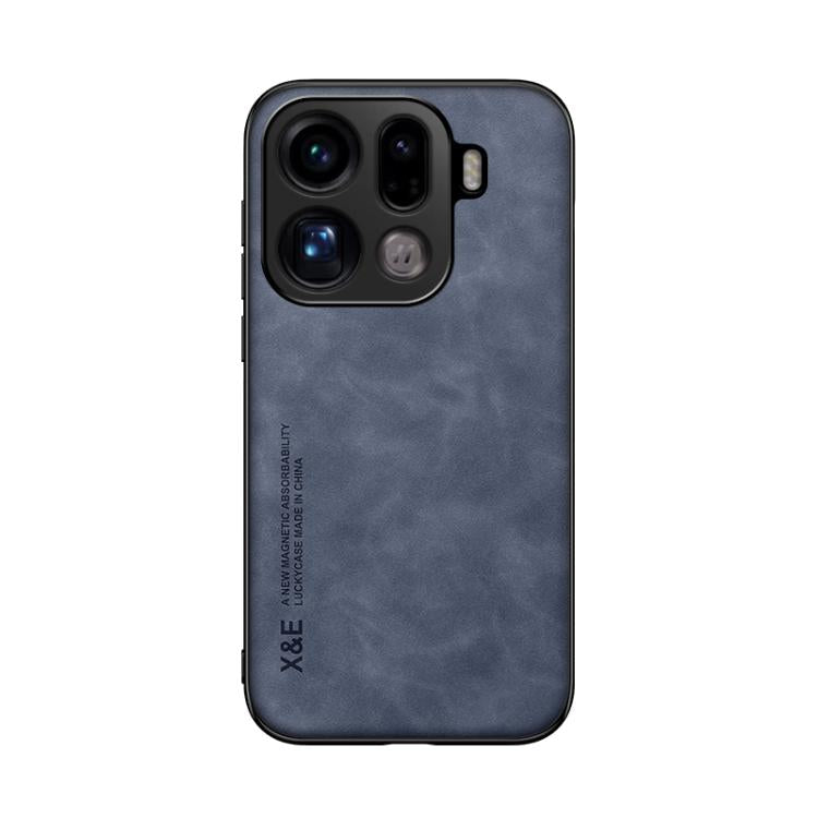 For OPPO Find X9 Pro Skin Feel Magnetic Leather Back Phone Case