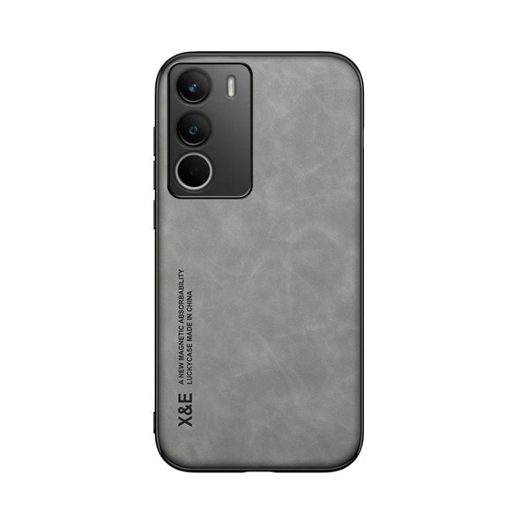 For Realme C71 4G Skin Feel Magnetic Leather Back Phone Case