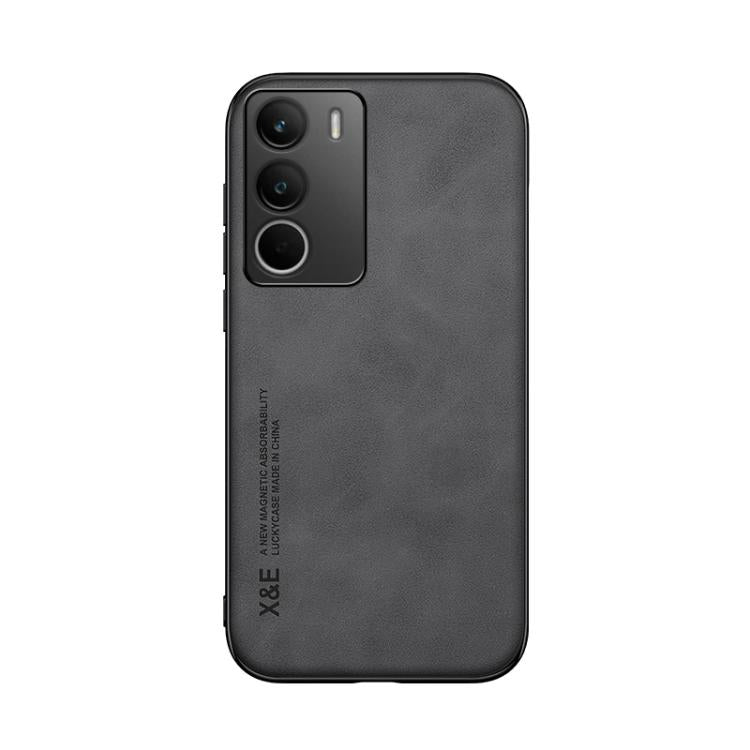 For Realme C71 4G Skin Feel Magnetic Leather Back Phone Case