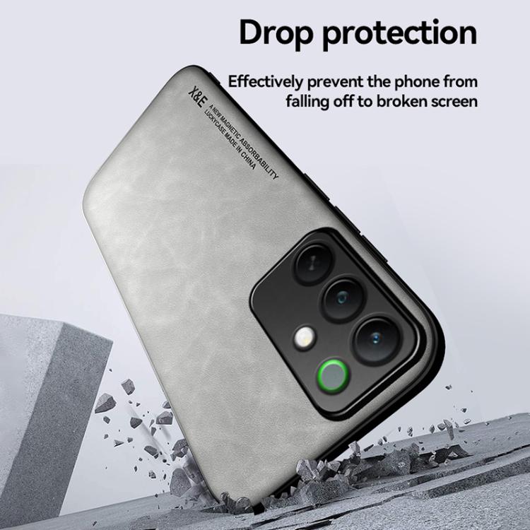 For Realme C85 Pro 4G Skin Feel Magnetic Leather Back Phone Case