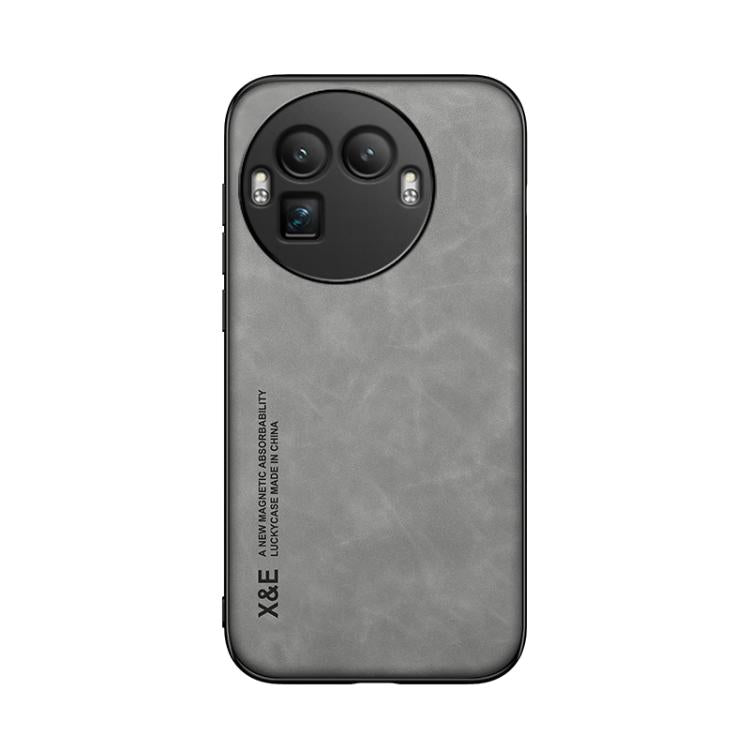 For Realme GT 8 Pro Global Skin Feel Magnetic Leather Back Phone Case