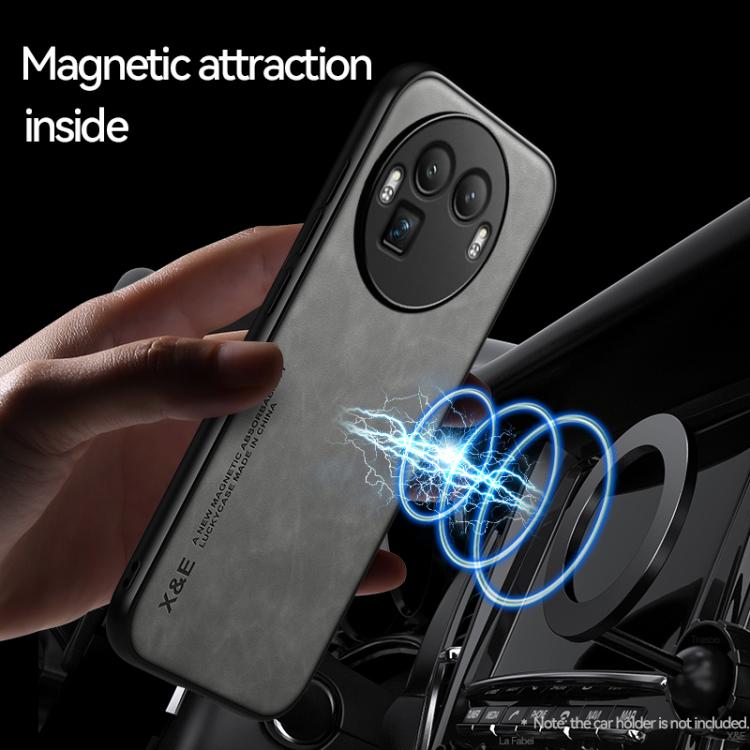 For Realme GT 8 Pro Global Skin Feel Magnetic Leather Back Phone Case