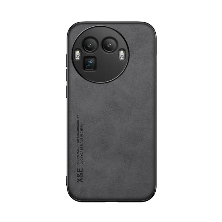 For Realme GT 8 Pro Global Skin Feel Magnetic Leather Back Phone Case