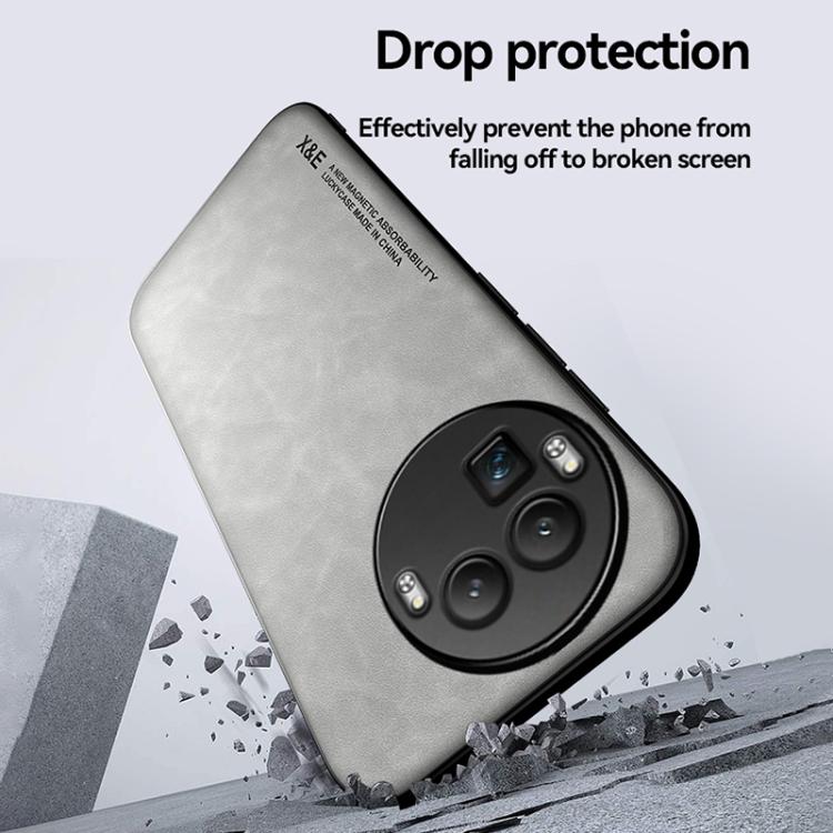For Realme GT 8 Pro Global Skin Feel Magnetic Leather Back Phone Case