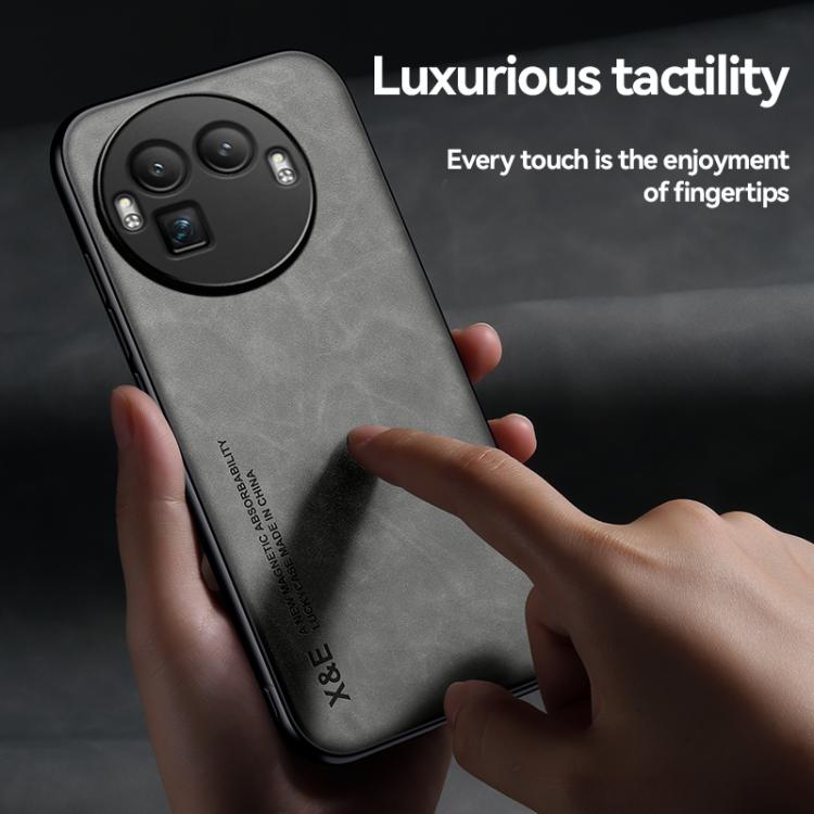 For Realme GT 8 Pro Global Skin Feel Magnetic Leather Back Phone Case