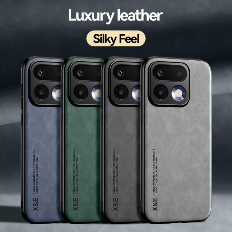 For Realme 16 Pro+ 5G Skin Feel Magnetic Leather Back Phone Case