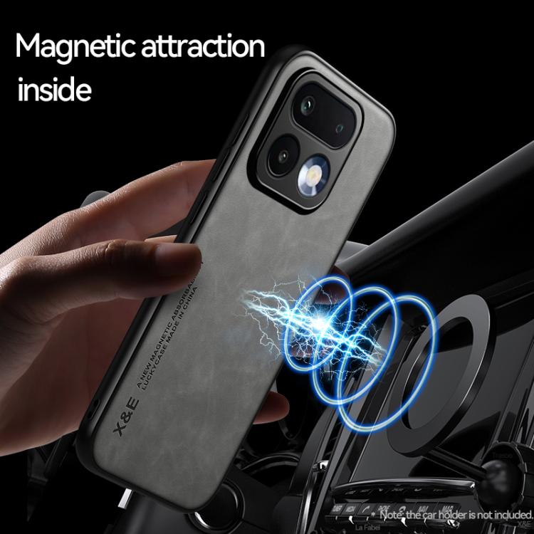For Realme 16 Pro+ 5G Skin Feel Magnetic Leather Back Phone Case
