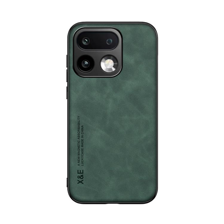 For Realme 16 Pro+ 5G Skin Feel Magnetic Leather Back Phone Case