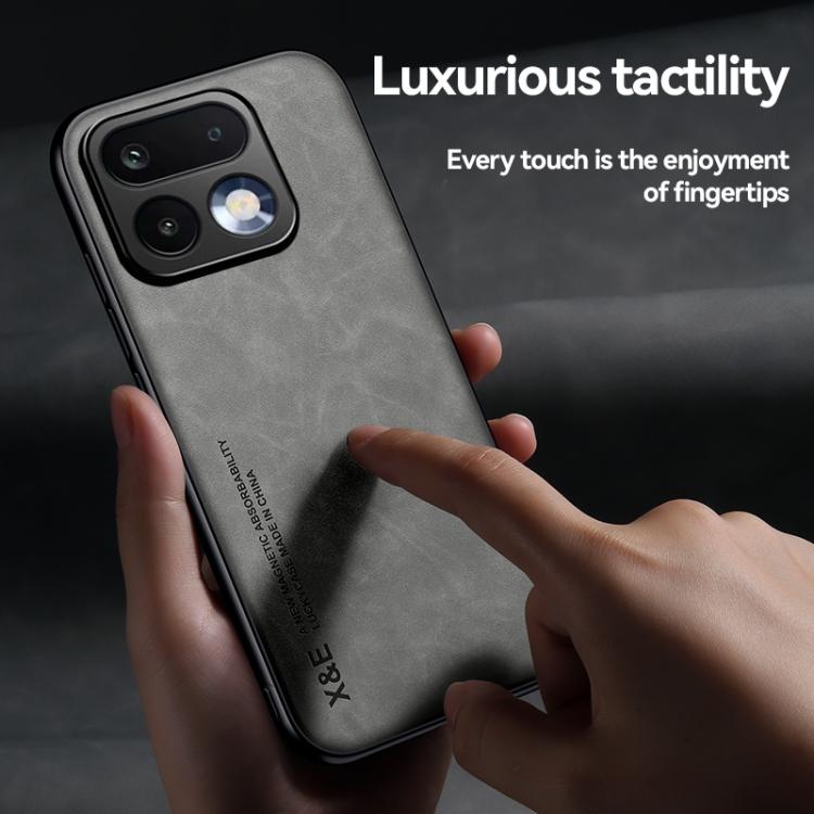 For Realme 16 Pro 5G Skin Feel Magnetic Leather Back Phone Case