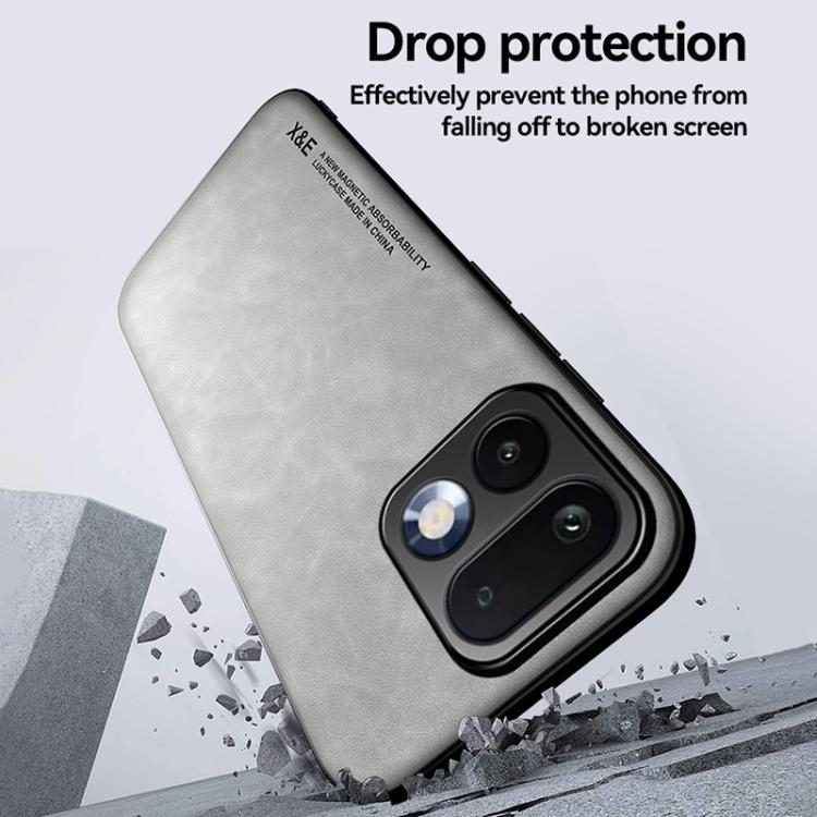 For Realme 16 Pro 5G Skin Feel Magnetic Leather Back Phone Case