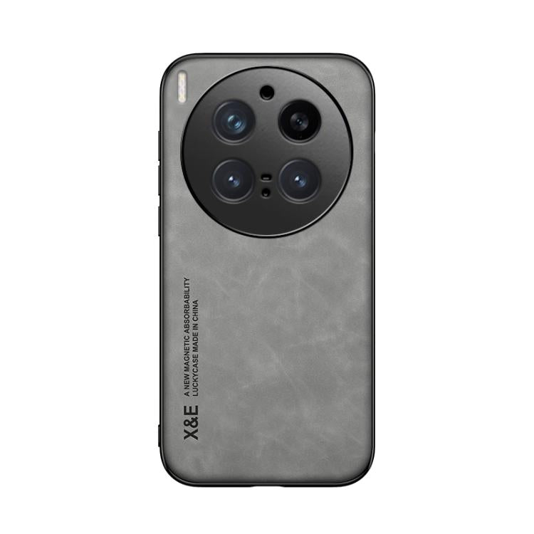 For vivo X300 Pro Skin Feel Magnetic Leather Back Phone Case