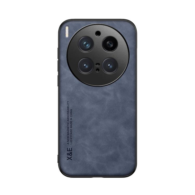 For vivo X300 Pro Skin Feel Magnetic Leather Back Phone Case