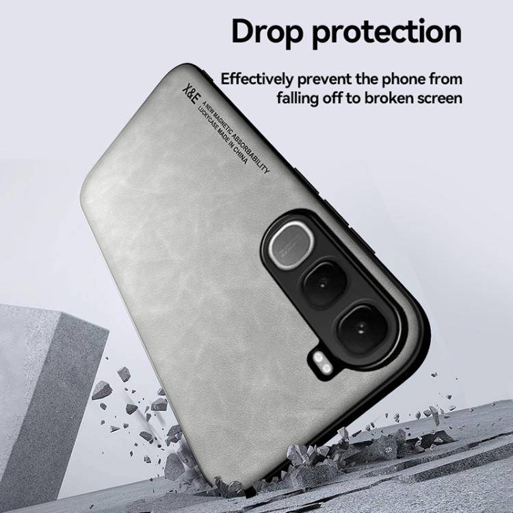 For vivo Y31 5G 2025 / Y21d 4G Skin Feel Magnetic Leather Back Phone Case