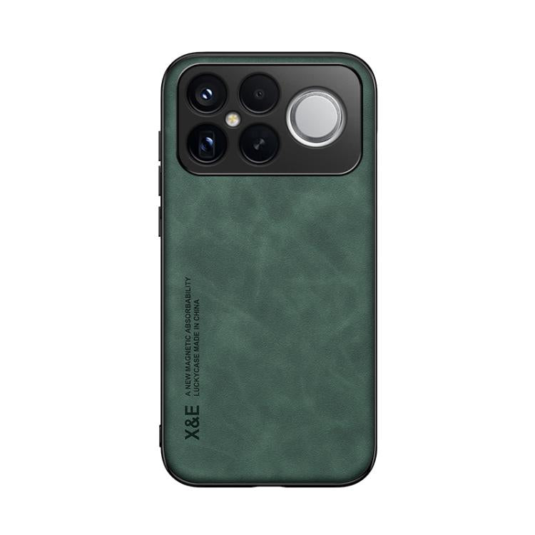 For Redmi K90 Pro Max / Xiaomi Poco F8 Ultra 5G Skin Feel Magnetic Leather Back Phone Case