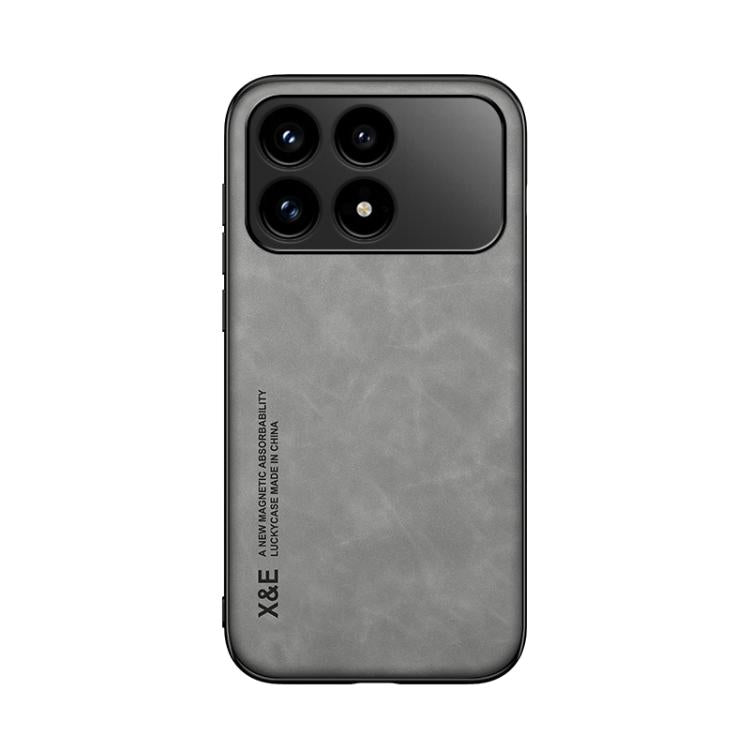 For Redmi K90 / Xiaomi Poco F8 Pro 5G Skin Feel Magnetic Leather Back Phone Case