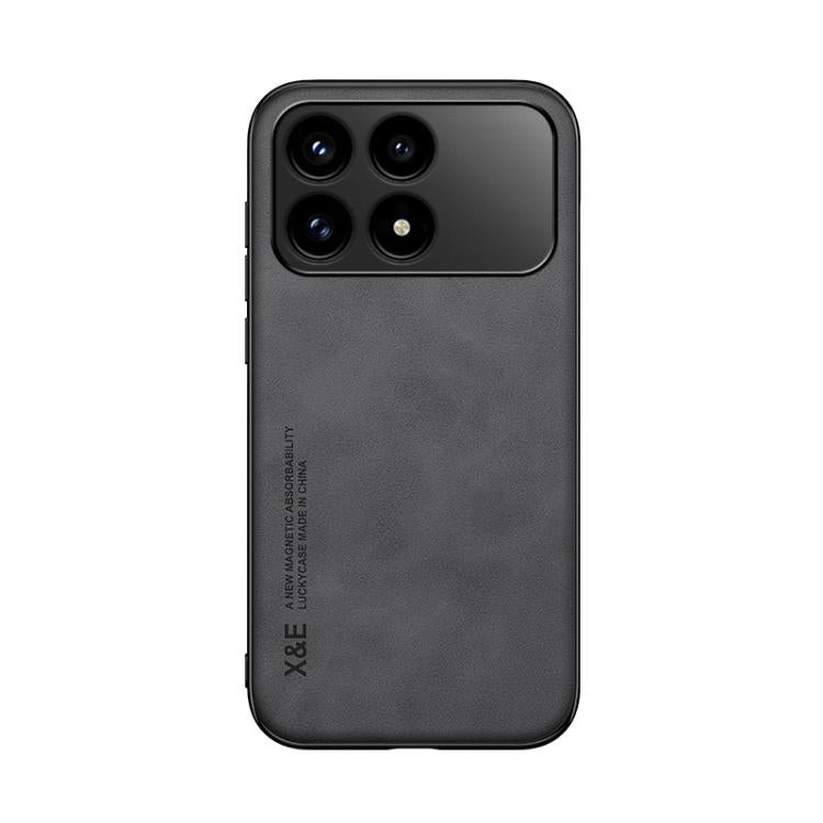 For Redmi K90 / Xiaomi Poco F8 Pro 5G Skin Feel Magnetic Leather Back Phone Case