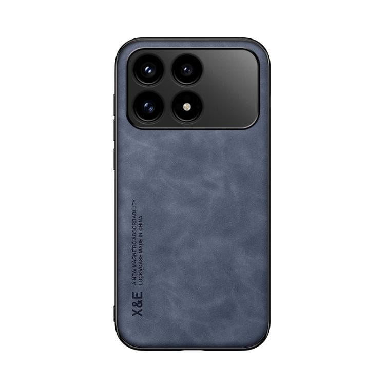 For Redmi K90 / Xiaomi Poco F8 Pro 5G Skin Feel Magnetic Leather Back Phone Case
