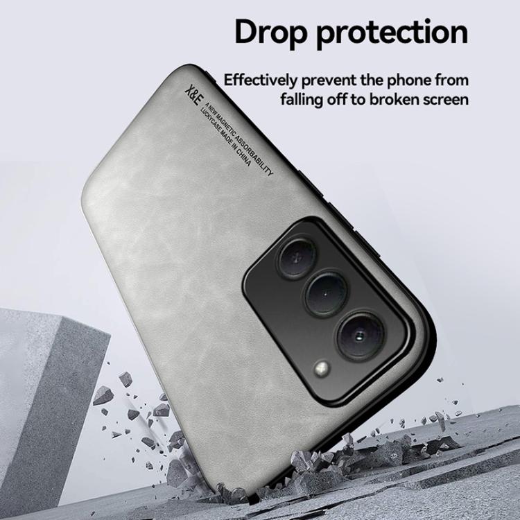 For Redmi 15 5G / 4G EU 171mm Skin Feel Magnetic Leather Back Phone Case
