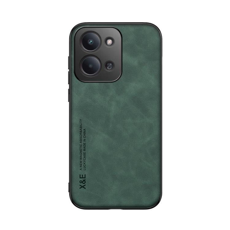 For Redmi 15C 5G / 4G EU 173mm / Poco C85 5G Skin Feel Magnetic Leather Back Phone Case