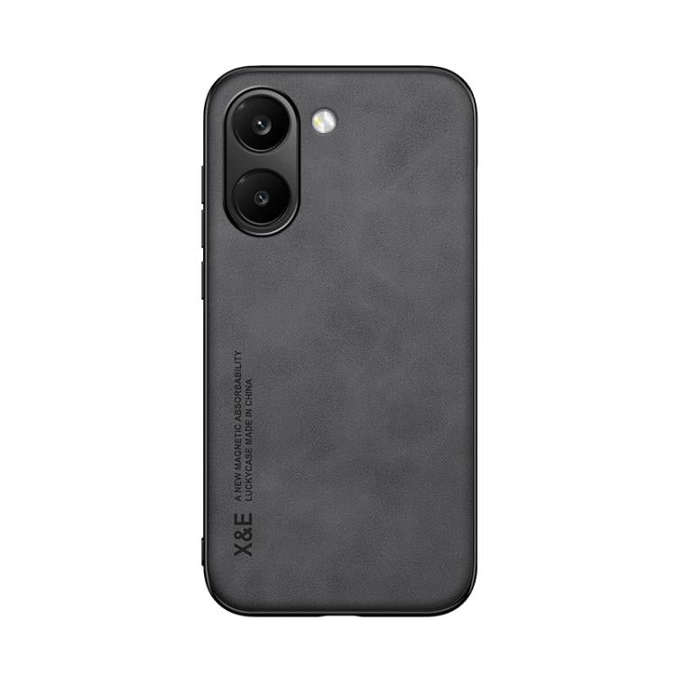 For Redmi Turbo 5 5G / Poco X8 Pro 5G Skin Feel Magnetic Leather Back Phone Case