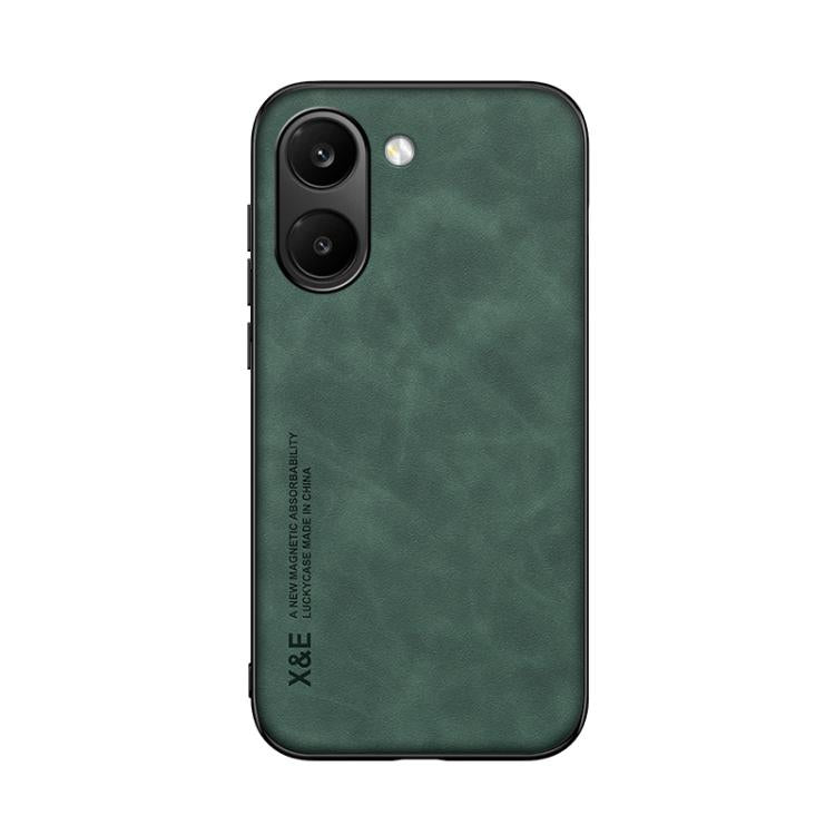 For Redmi Turbo 5 5G / Poco X8 Pro 5G Skin Feel Magnetic Leather Back Phone Case