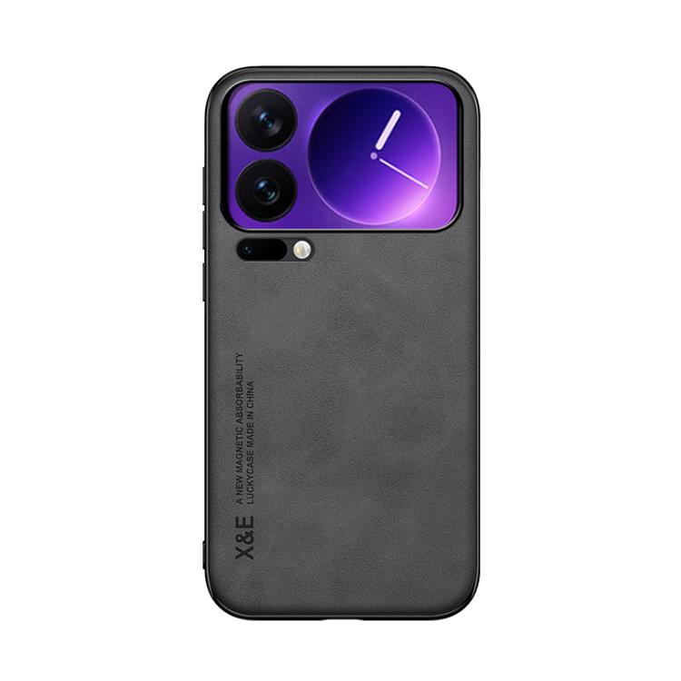 For Xiaomi 17 Pro Skin Feel Magnetic Leather Back Phone Case