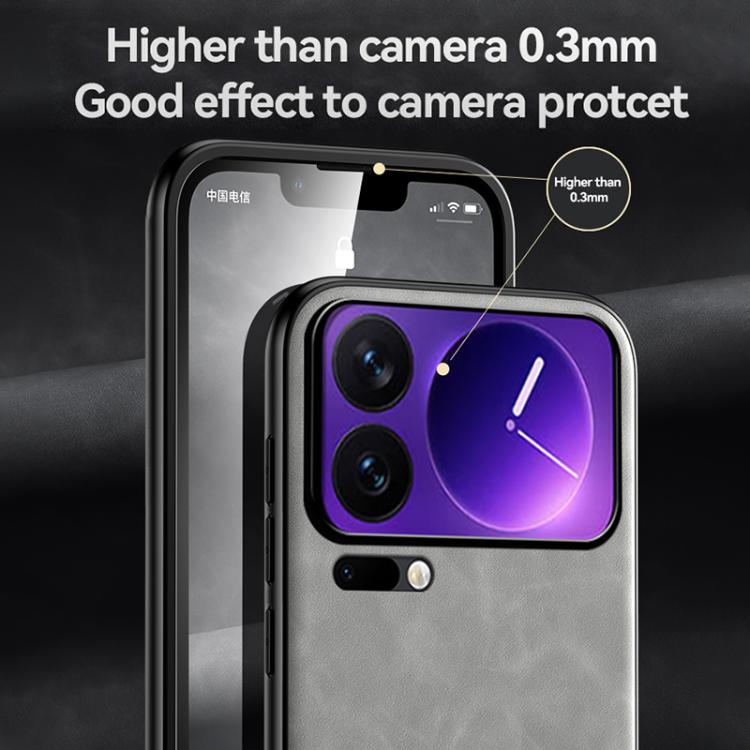 For Xiaomi 17 Pro Skin Feel Magnetic Leather Back Phone Case
