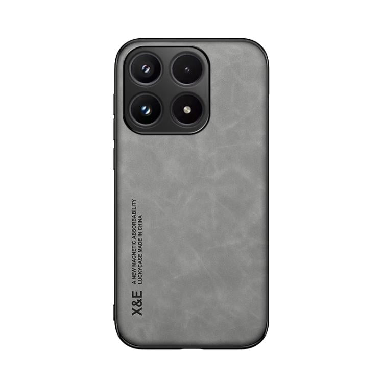 For Xiaomi 17 Skin Feel Magnetic Leather Back Phone Case