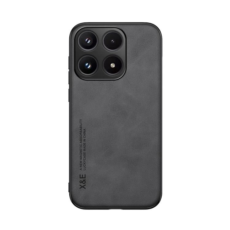 For Xiaomi 17 Skin Feel Magnetic Leather Back Phone Case