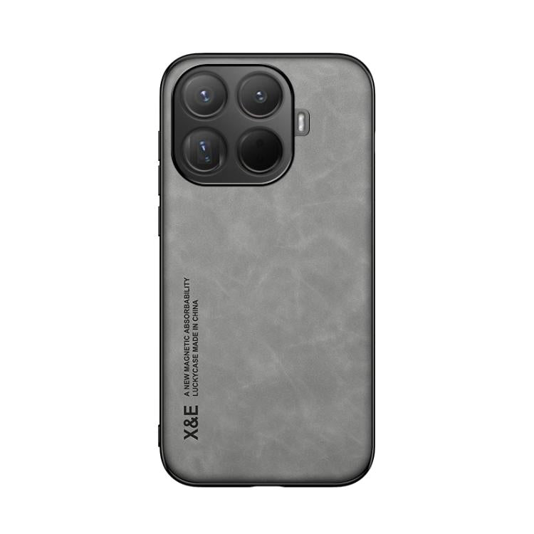 For Xiaomi 15T Pro 5G Skin Feel Magnetic Leather Back Phone Case