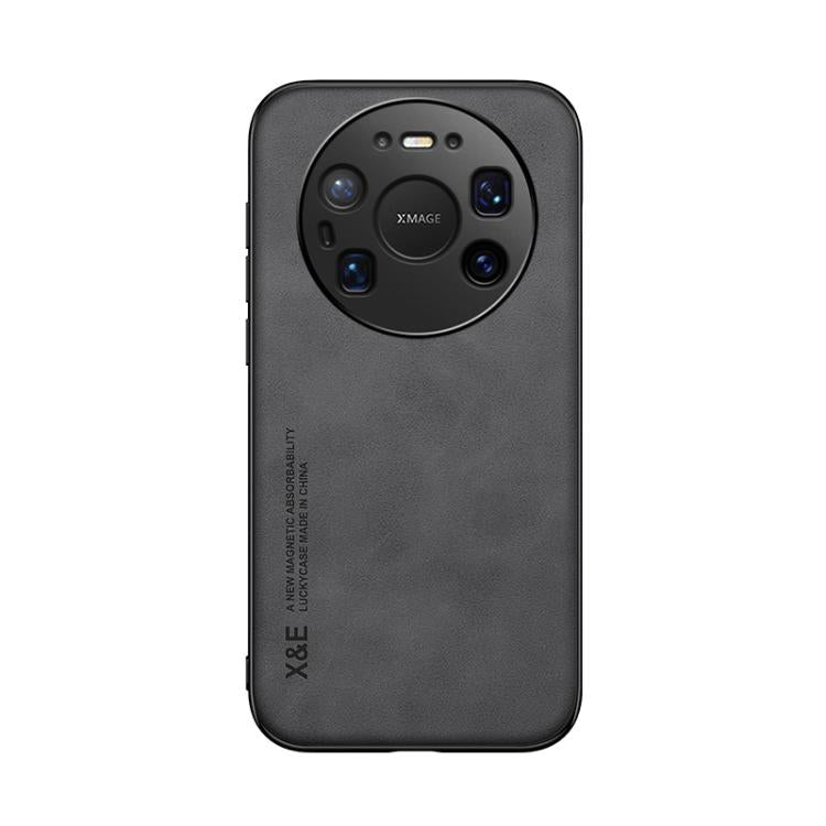 For Huawei Mate 80 Pro Max Skin Feel Magnetic Leather Back Phone Case