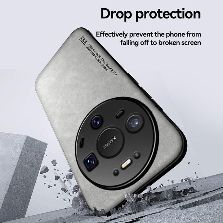 For Huawei Mate 80 Pro Max Skin Feel Magnetic Leather Back Phone Case