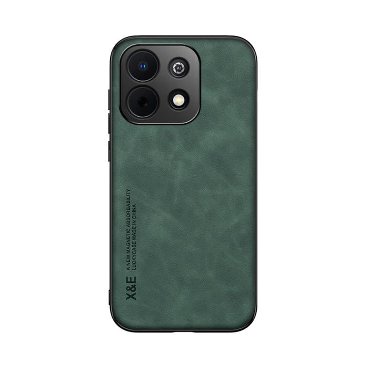 For Huawei Enjoy 90 Plus 5G Skin Feel Magnetic Leather Back Phone Case