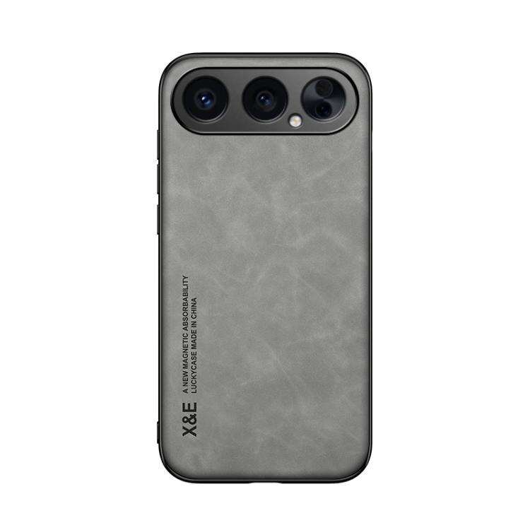 For Honor 500 Pro Global 155.8mm Skin Feel Magnetic Leather Back Phone Case