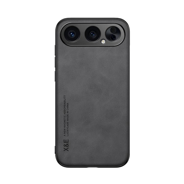 For Honor 500 Pro Global 155.8mm Skin Feel Magnetic Leather Back Phone Case