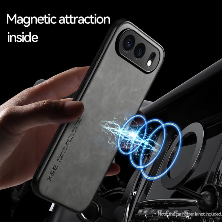 For Honor 500 Pro Global 155.8mm Skin Feel Magnetic Leather Back Phone Case