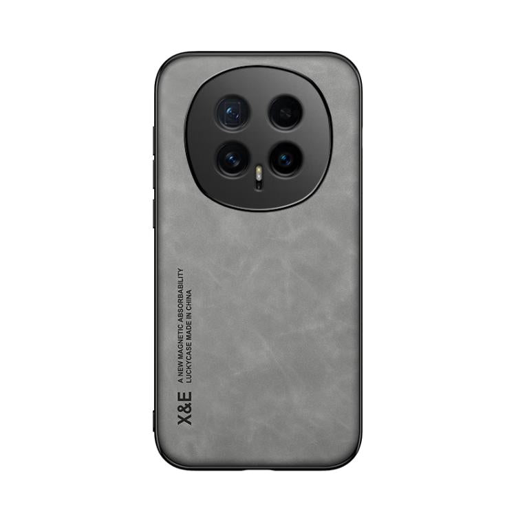 For Honor Magic8 Skin Feel Magnetic Leather Back Phone Case