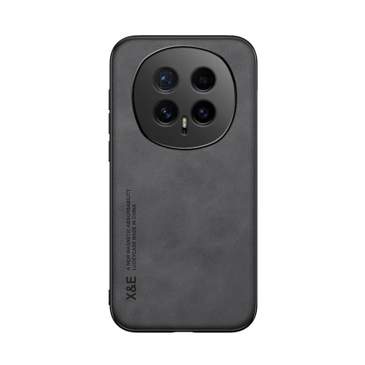 For Honor Magic8 Skin Feel Magnetic Leather Back Phone Case