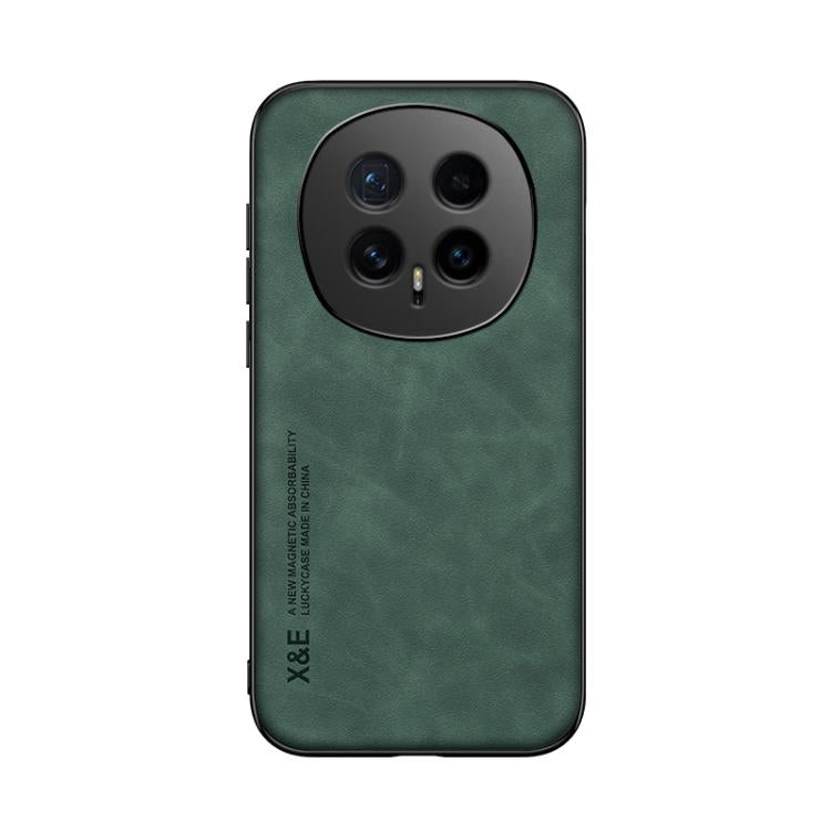 For Honor Magic8 Skin Feel Magnetic Leather Back Phone Case