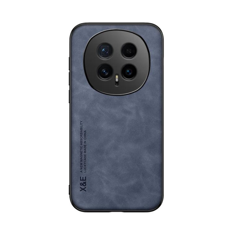 For Honor Magic8 Skin Feel Magnetic Leather Back Phone Case