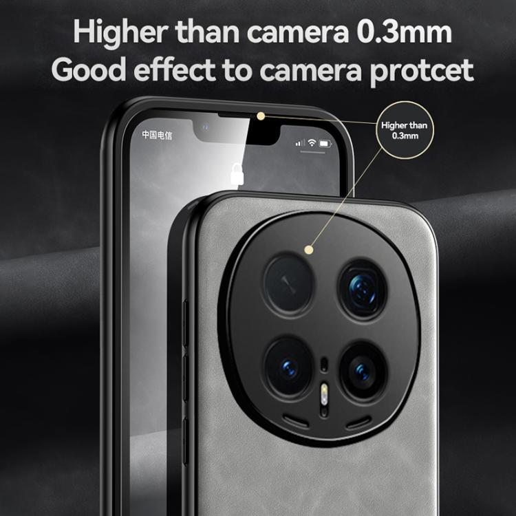 For Honor Magic8 Skin Feel Magnetic Leather Back Phone Case