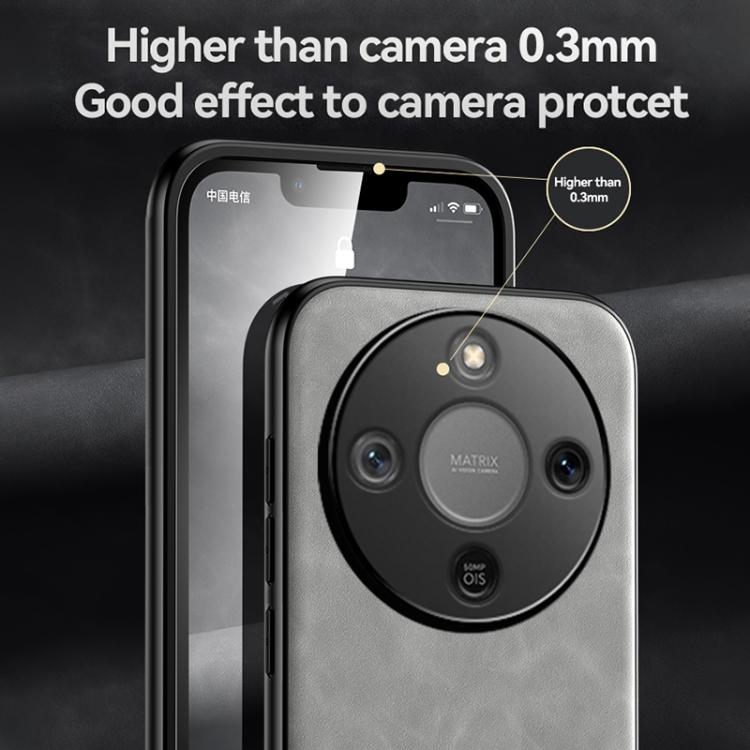 For Honor X70 5G / X9d 5G Skin Feel Magnetic Leather Back Phone Case