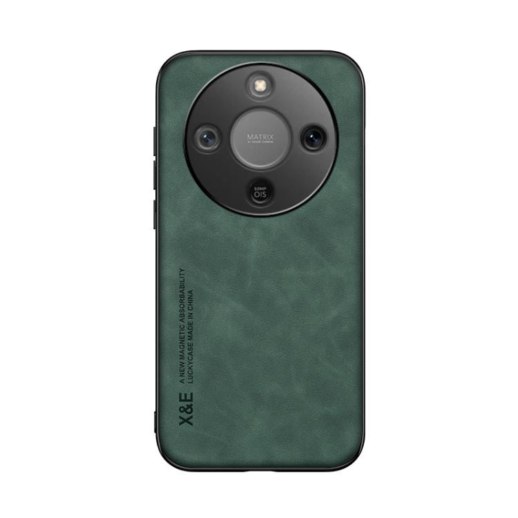 For Honor X70 5G / X9d 5G Skin Feel Magnetic Leather Back Phone Case