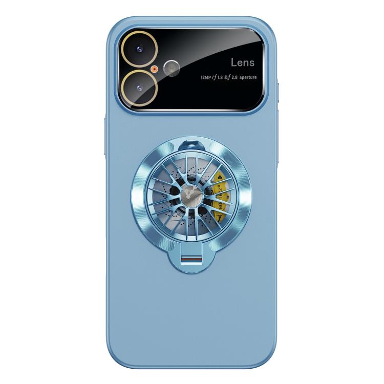 For iPhone 17 Glaze PC Camera Window Gyro Kickstand Magnetic Phone Case