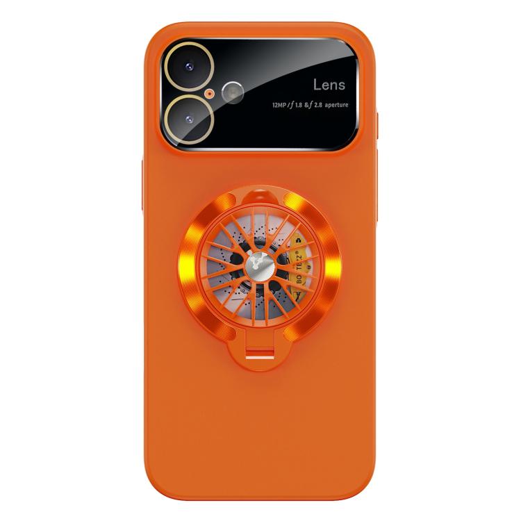 For iPhone 17 Glaze PC Camera Window Gyro Kickstand Magnetic Phone Case